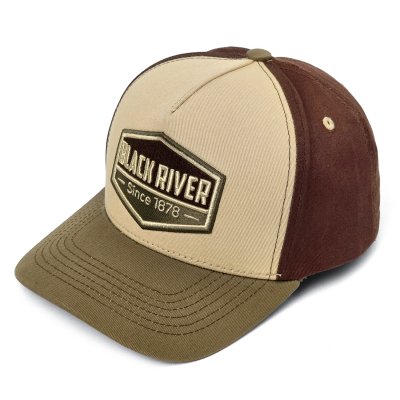 Keps - Black River Timber Trucker (beige/grön)