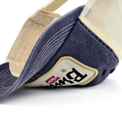 Keps - Black River Toledo Washed Trucker (navy/creme)