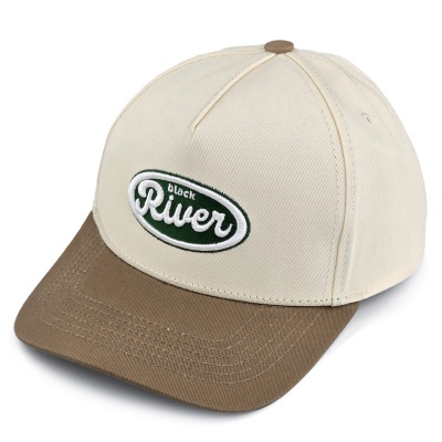 Keps - Black River Waco Cotton Snapback (offwhite/khaki)
