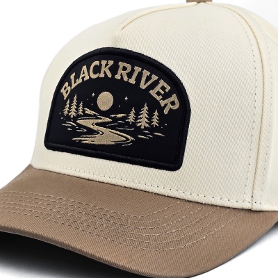 Keps - Black River Wichita Cotton Snapback (offwhite/khaki)