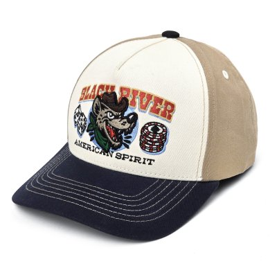 Keps - Black River Gambler Trucker (offwhite/beige/navy)