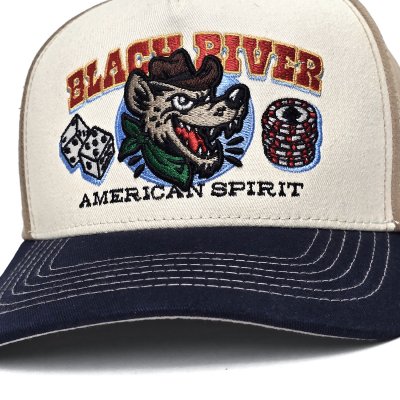 Keps - Black River Gambler Trucker (offwhite/beige/navy)