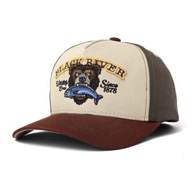 Keps - Black River Wildlife Crew Trucker (beige/grön/brun)