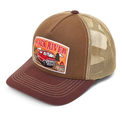 Keps - Black River Camper Trucker (brun)