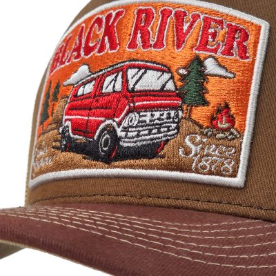 Keps - Black River Camper Trucker (brun)