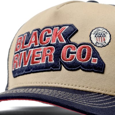 Keps - Black River Heritage Trucker (beige/navy)