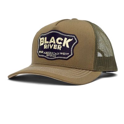 Keps - Black River Wild West Trucker (grön/creme)