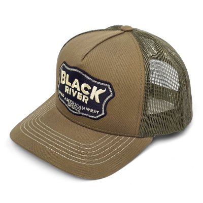Keps - Black River Wild West Trucker (grön/creme)