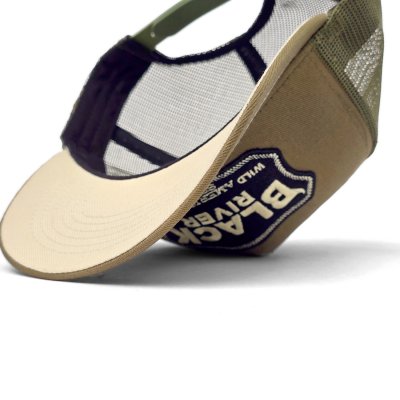 Keps - Black River Wild West Trucker (grön/creme)