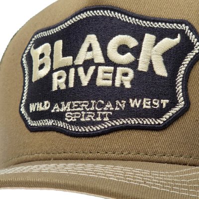 Keps - Black River Wild West Trucker (grön/creme)