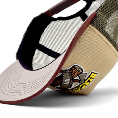 Keps - Black River Woodworker Trucker (beige/grön/brun)