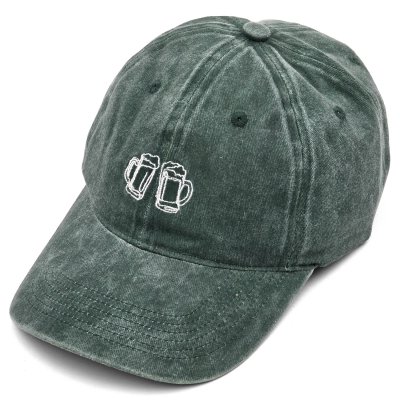 Keps - Gårda Beer Cheer Washed Cap (militärgrön)