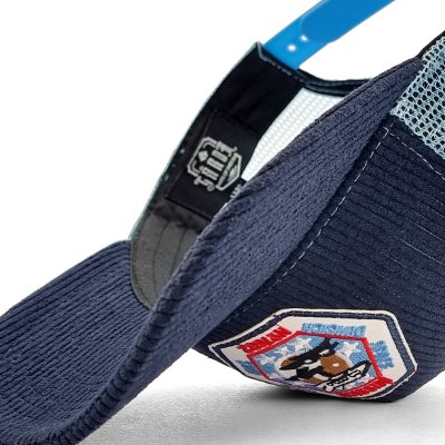 Keps - Gårda Corduroy Trucker Mission (blå)