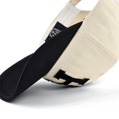 Keps - Gårda Letter Cap 'H' (creme/svart)