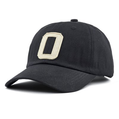 Keps - Gårda Letter Cap 'O' (svart/vit)