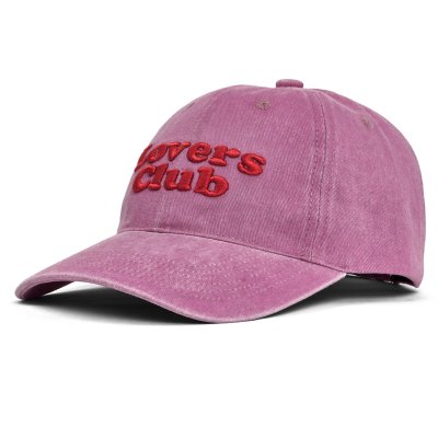 Keps - Gårda Lovers Club Washed Cap (ljusrosa)