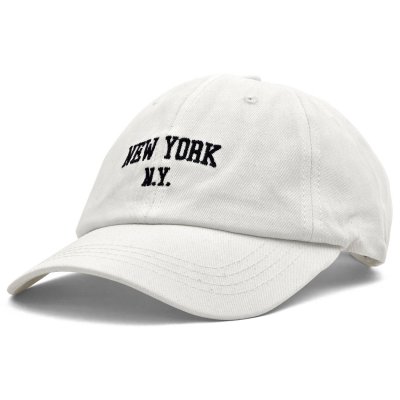 Keps - Gårda New York Dad Cap (vit)