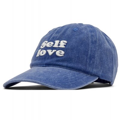Keps - Gårda Self Love Washed Cap (ljusblå)