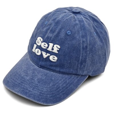Keps - Gårda Self Love Washed Cap (ljusblå)