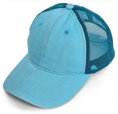 Keps - Gårda Finley Washed Trucker (turkos)