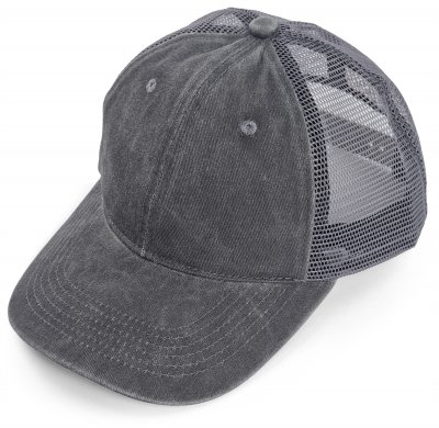 Keps - Gårda Finley Washed Trucker (grå)