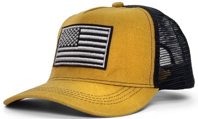 Keps - Gårda Flag Denim Trucker Cap (gul)