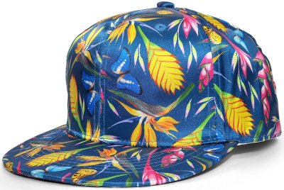 Keps - Gårda Flowers Snapback (blå)