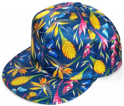 Keps - Gårda Flowers Snapback (blå)