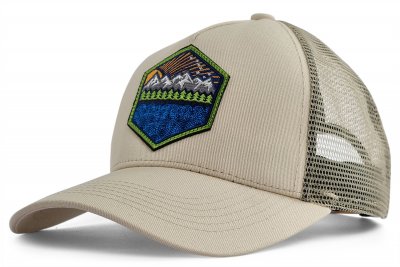 Keps - Gårda Trucker Sunrise (creme)