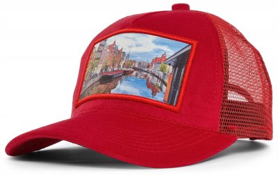 Keps - Gårda Velvet Trucker Amsterdam (röd)