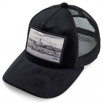 Keps - Gårda Velvet Trucker Helsinki (svart)