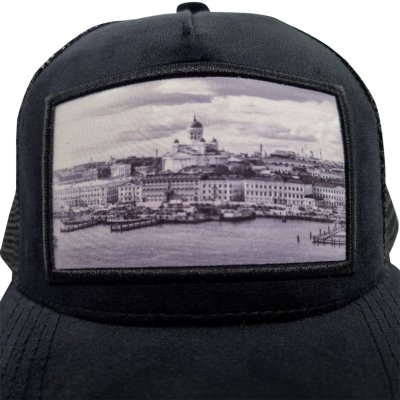 Keps - Gårda Velvet Trucker Helsinki (svart)