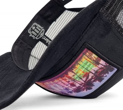 Keps - Gårda Velvet Trucker Miami Beach (svart/multi)