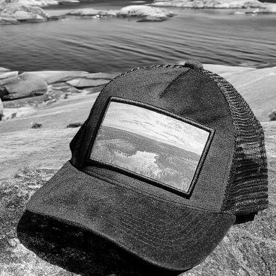 Keps - Gårda Velvet Trucker Norrland (svart)