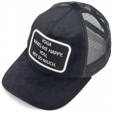 Keps - Gårda Velvet Trucker Yoga (svart)