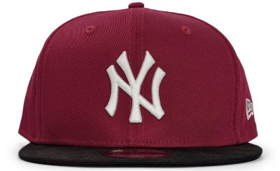 Keps - New Era Color Block New York Yankes 9fifty (röd)