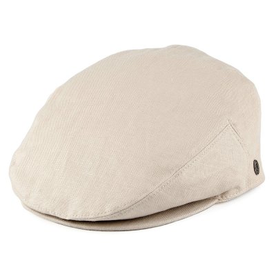 Gubbkeps / Flat cap - Jaxon Hats Linen Flat Cap (natur)