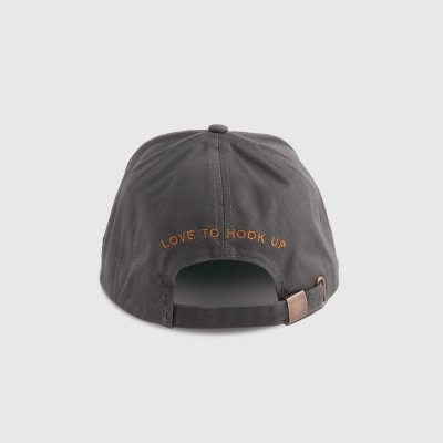 Keps - MJM Baseball Cap Love To Hook Up (orange/offwhite)