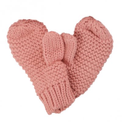 Mössa och Vantar Barn - Gårda Målilla Knitted Set (rosa)