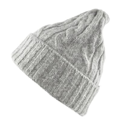 Mössor - Gårda Bad Gastein Cable Knit Wool Mix Beanie (grå)
