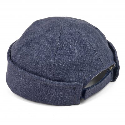Mössor - Gårda Cavo Linen Docker Beanie (blå)