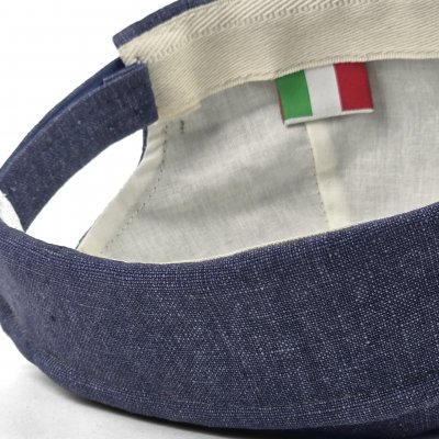 Mössor - Gårda Cavo Linen Docker Beanie (blå)