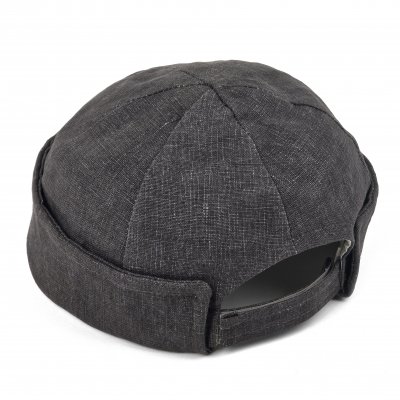 Mössor - Gårda Cavo Linen Docker Beanie (Mörkgrå)