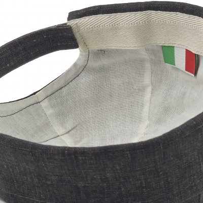 Mössor - Gårda Cavo Linen Docker Beanie (Mörkgrå)