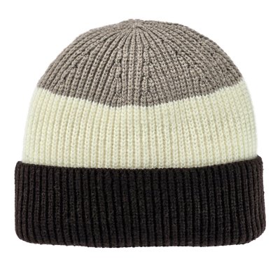 Mössor - Gårda Courchevel Merino Wool Beanie (beige/offwhite/brun)