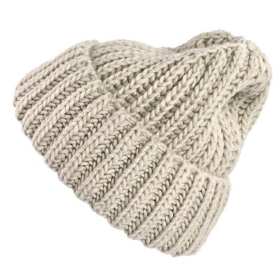 Mössor - Gårda Ebene Wool Mix Beanie (beige)