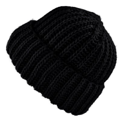 Mössor - Gårda Ebene Wool Mix Beanie (svart)