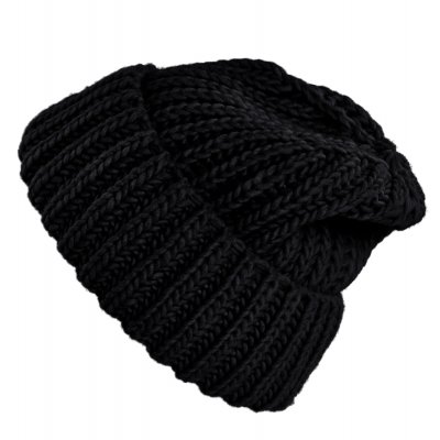 Mössor - Gårda Ebene Wool Mix Beanie (svart)