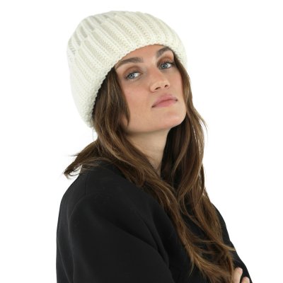 Mössor - Gårda Ebene Wool Mix Beanie (offwhite)