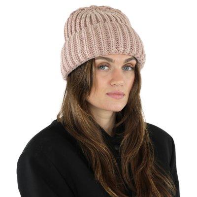 Mössor - Gårda Ebene Wool Mix Beanie (rosa)